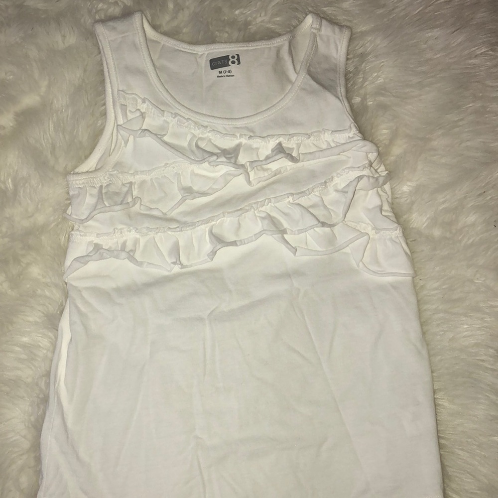 Ruffled tank top